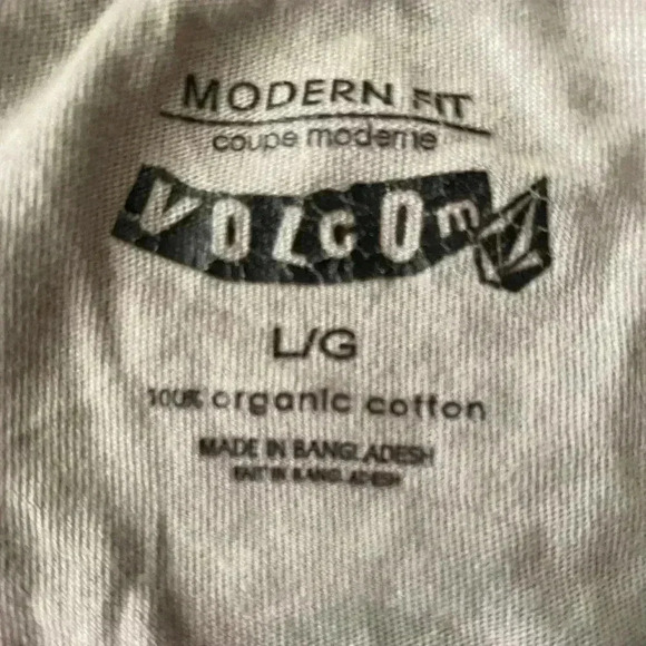 💥Volcom Men Grey Graphic Tee L - Picture 4 of 8
